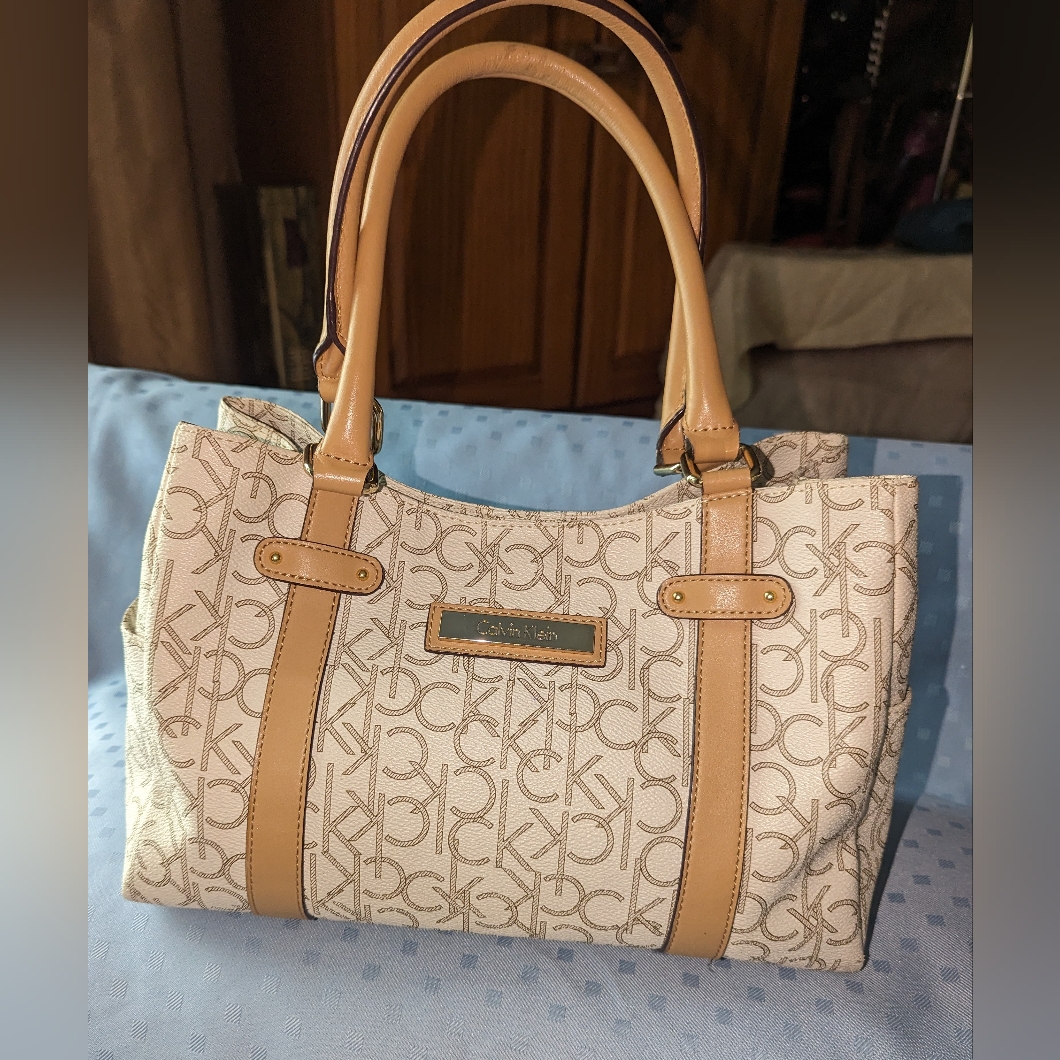 Calvin Klein Hudson Signature Satchel.